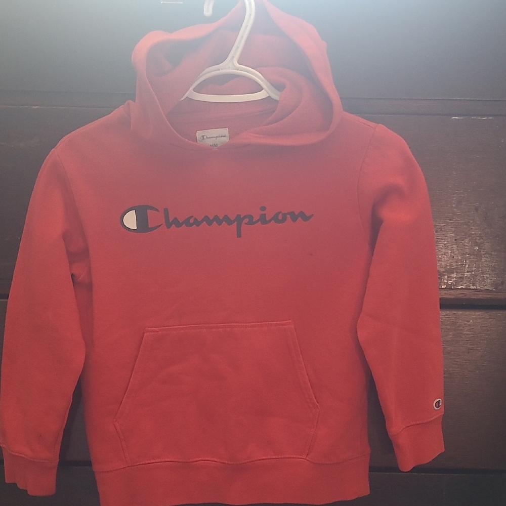Champion Kids Bright Red Hoodie